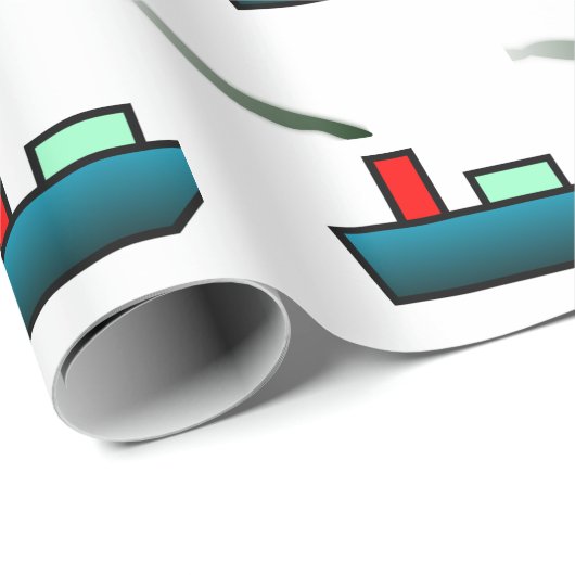 Speelgoed Boat Cadeaupapier (Rol Hoek)