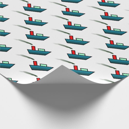 Speelgoed Boat. Speelgoed Boat.  Speelgoed Boat. Cadeaupapier (Hoek)