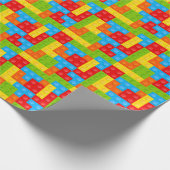 Speelgoed-bouwstenen Cadeaupapier (Hoek)