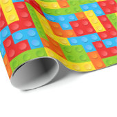 Speelgoed-bouwstenen Cadeaupapier (Rol Hoek)