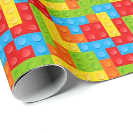 Speelgoed-bouwstenen Cadeaupapier (Rol Hoek)