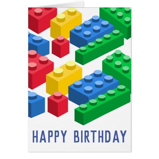 Speelgoed bouwstenen kleurrijke kinderen (Voorkant)