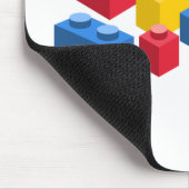 Speelgoed bouwstenen kleurrijke kinderen muismat (Hoek)