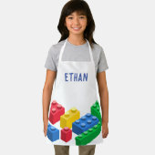 Speelgoed bouwstenen kleurrijke kinderen schort (Insitu)