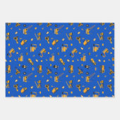 Speelgoed Bouwvoertuigen Inpakpapier Vel (Voorkant 2)