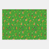 Speelgoed Bouwvoertuigen Inpakpapier Vel (Voorkant)