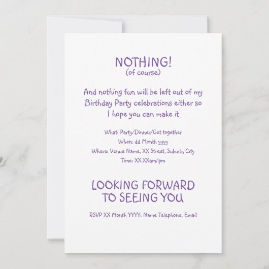 Speelgoed box of goodies uitnodiging (Achterkant)