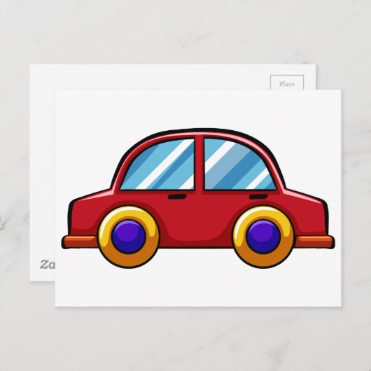 Speelgoed Briefkaart (Voorkant / Achterkant)