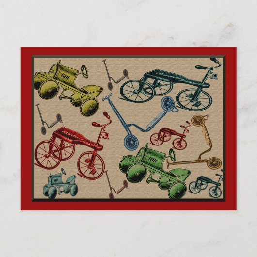  speelgoed briefkaart (Voorkant)