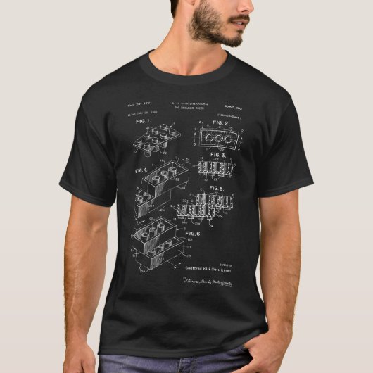 Speelgoed Building Brick Patent T-Shirt (Voorkant)