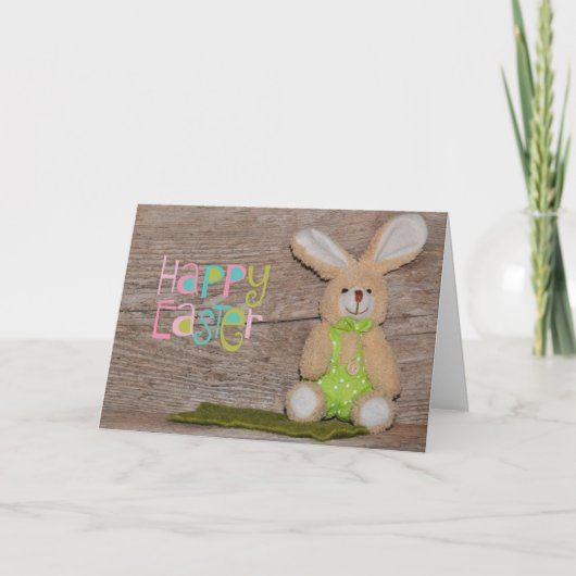 Speelgoed Bunny Easter Feestdagen Kaart (Voorkant)