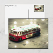  speelgoed bus briefkaart (Voorkant / Achterkant)