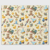 speelgoed cadeaupapier (Vlak)