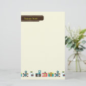 Speelgoed camera's - Aangepaste schrijfbenodigdhed Briefpapier (Staand voorkant)
