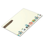 Speelgoed camera's gepersonaliseerd notitieblok (Schuin)