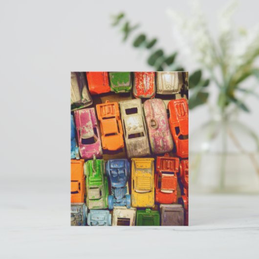 Speelgoed Car Junkyard Briefkaart (Staand voorkant)