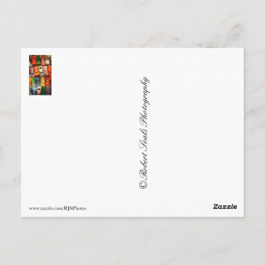 Speelgoed Car Junkyard Briefkaart (Achterkant)