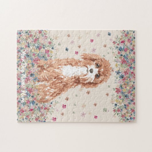 Speelgoed Cavoodle Puppy Legpuzzel (Horizontaal)