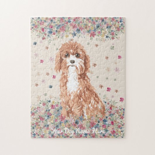 Speelgoed Cavoodle Puppy Legpuzzel (Verticaal)
