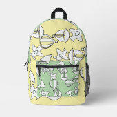 Speelgoed Collectie Kinder Geel Groene Kinder Bedrukte Rugzak (Voorkant)