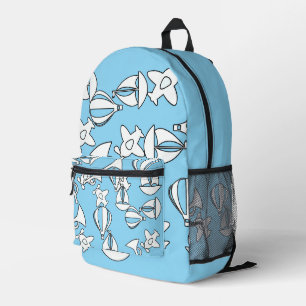 Speelgoed Collectie Kinder LT Blue Kinder Bedrukte Rugzak