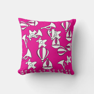 Speelgoed Collectie Kinder Trim Magenta Kussen