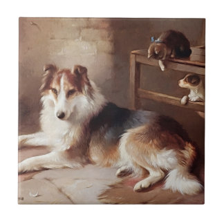 Speelgoed - Dog Kitten - Puppy Tegeltje