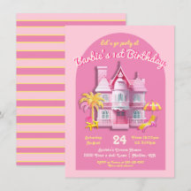 Speelgoed Dream Doll House Roze Verjaardagsfeest