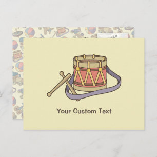 Speelgoed Drum Briefkaart