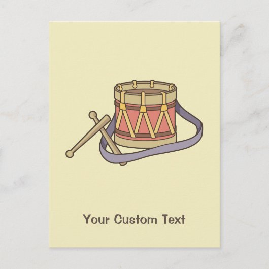 Speelgoed Drum Briefkaart (Voorkant)