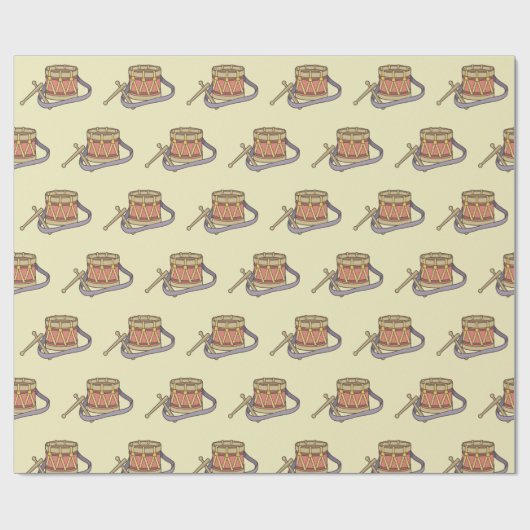 Speelgoed Drum Cadeaupapier (Vlak)