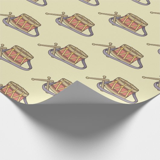 Speelgoed Drum Cadeaupapier (Hoek)