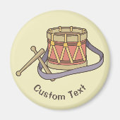 Speelgoed Drum Magneet (Voorkant)