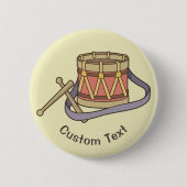 Speelgoed Drum Ronde Button 5,7 Cm (Voorkant)
