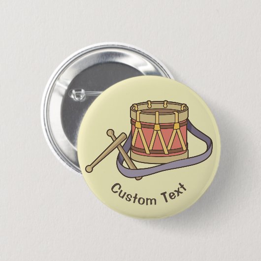 Speelgoed Drum Ronde Button 5,7 Cm (Voorkant /achterkant)