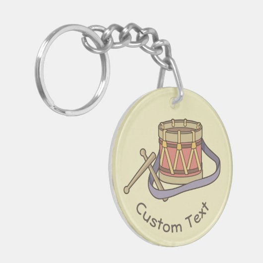 Speelgoed drum Sleutelhanger (Voorkant Links)