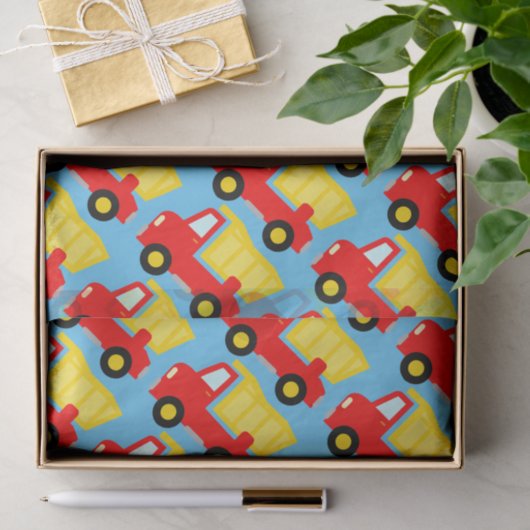 Speelgoed dump truck kinderen Verjaardagscadeau ti Tissuepapier (Geschenk)