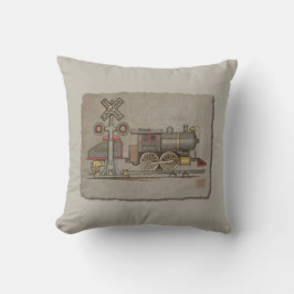 Speelgoed elektrische trein kussen