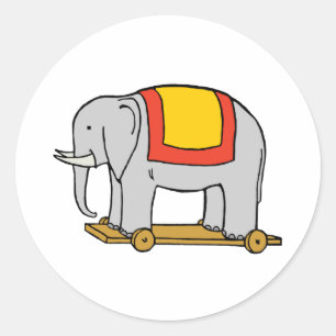 Speelgoed Elephant  Art Sticker