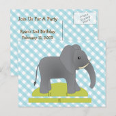 Speelgoed Elephant Briefkaart (Voorkant / Achterkant)
