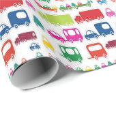 Speelgoed en busontwerp cadeaupapier (Rol Hoek)