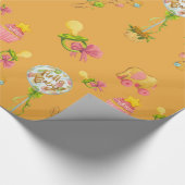 Speelgoed en cadeaus voor baby shower cadeaupapier (Hoek)