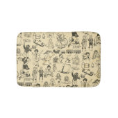  speelgoed en spelende kinderen patroon badmat (Voorkant)