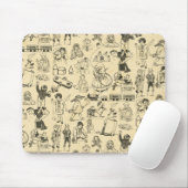  speelgoed en spelende kinderen patroon muismat (Met muis)