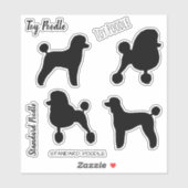 Speelgoed en standaard-Sticker Silhouettes Sticker (Vel)