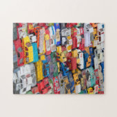 Speelgoed en vrachtwagens Puzzle Legpuzzel (Horizontaal)