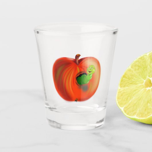 Speelgoed fijn glazen flesje in appel - vul (Voorkant)