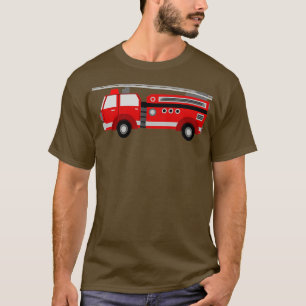 Speelgoed Firetruck Red Grey en Black Perfect voor T-shirt