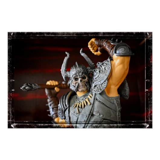 Speelgoed fotografie Barbarian Wall Art Poster (Voorkant)