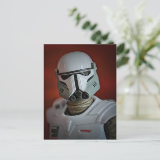 Speelgoed Fotografie Sci Fi ontwerp Feestdagenkaart (Staand voorkant)